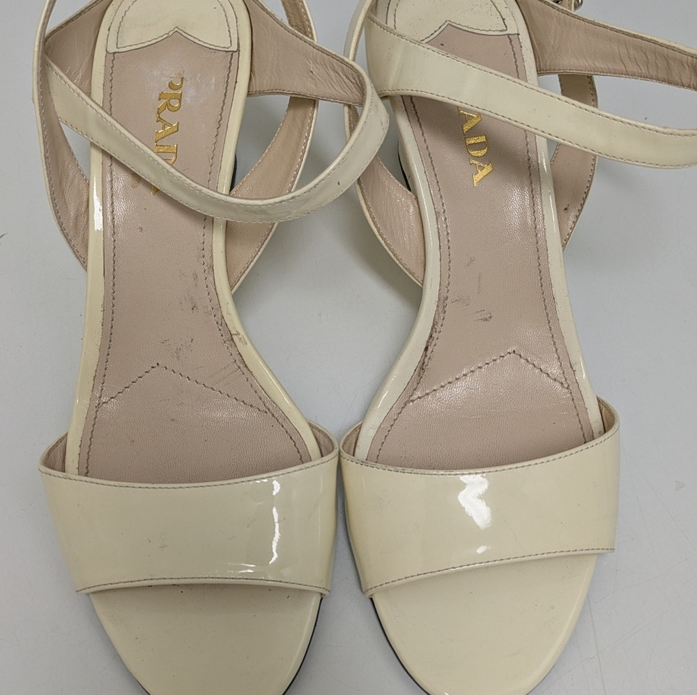Prada Cream Women's Sandals